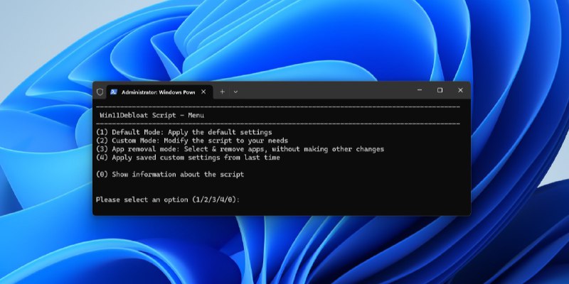 GitHub - Raphire/Win11Debloat: A simple, easy to use PowerShell script to remove pre-installed apps, disable telemetry, as well…